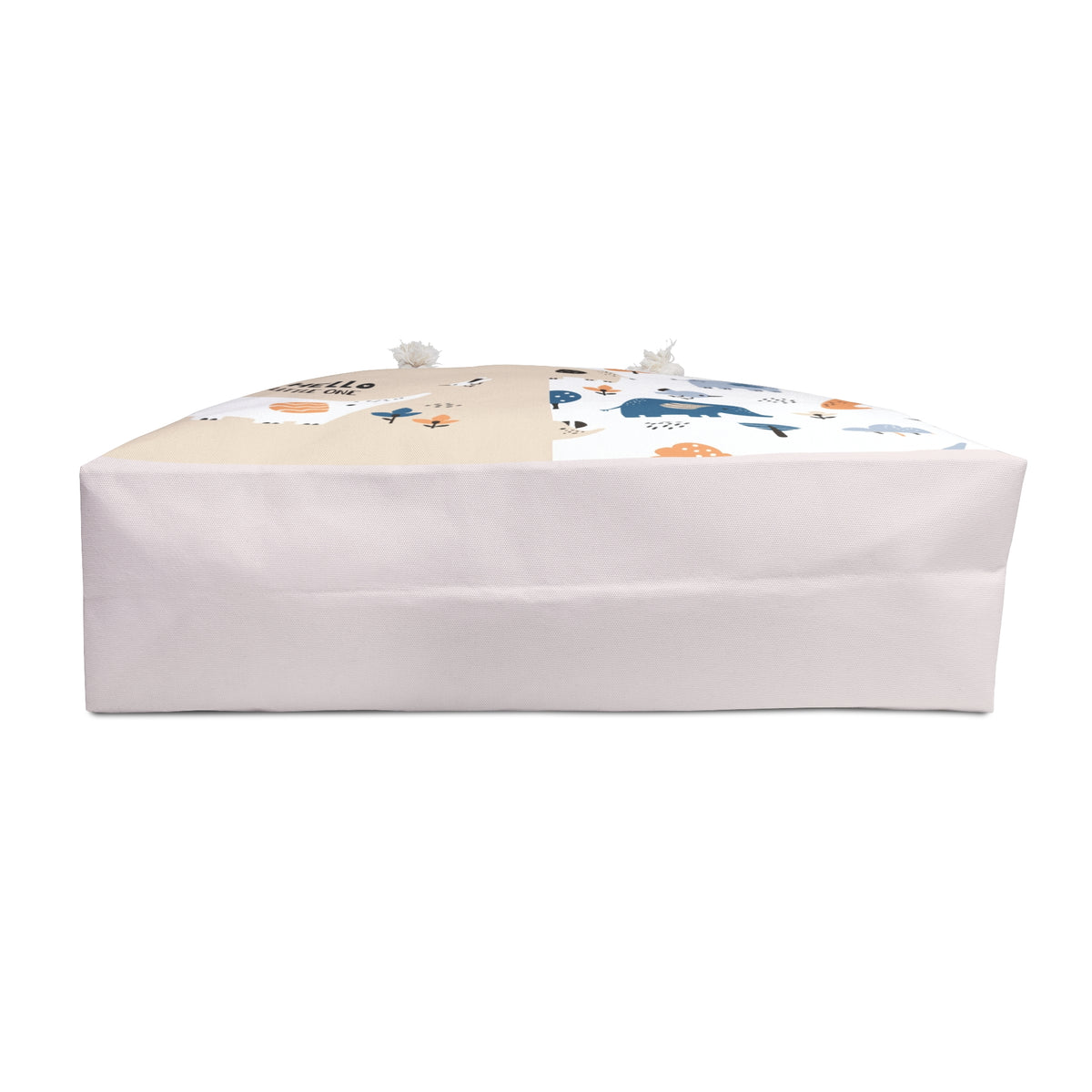 Elephant Print Weekender Bag – "Hello Little One" Baby Travel Tote