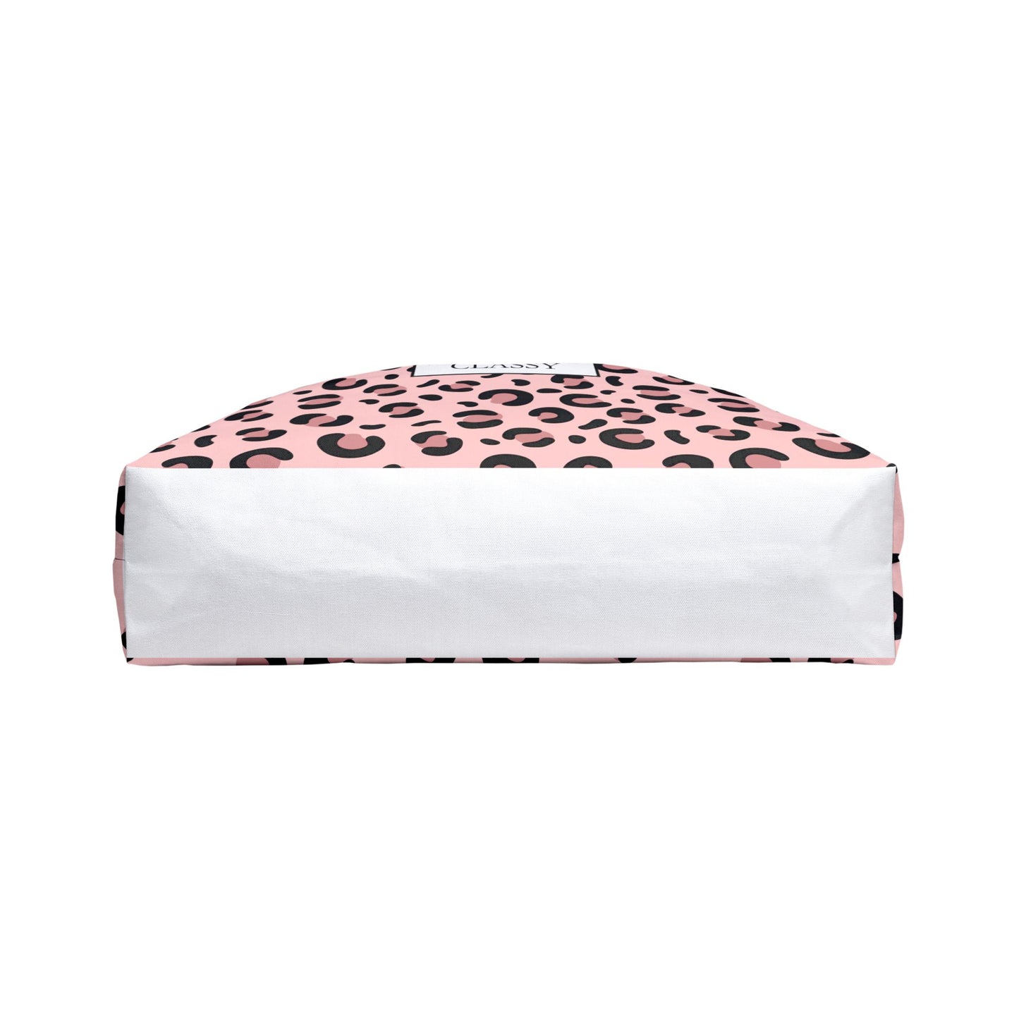 Classy Pink Leopard Weekender Tote Bag — Stylish Animal Print Travel Tote