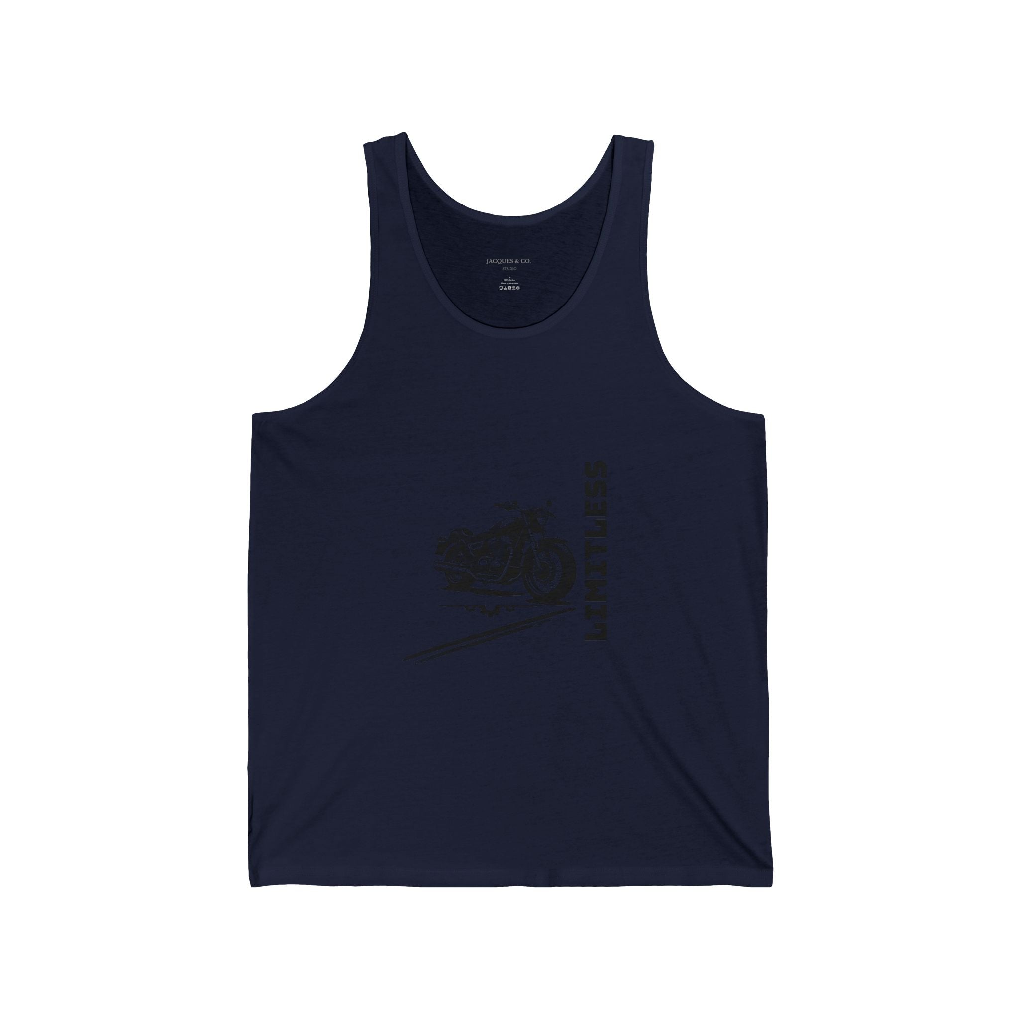 Limitless Motorcycle Tank Top — Vintage Biker Graphic Tank