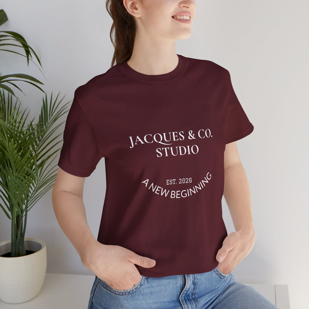 Built From Lessons Tee — 'A New Beginning' Graphic Short Sleeve T-Shirt
