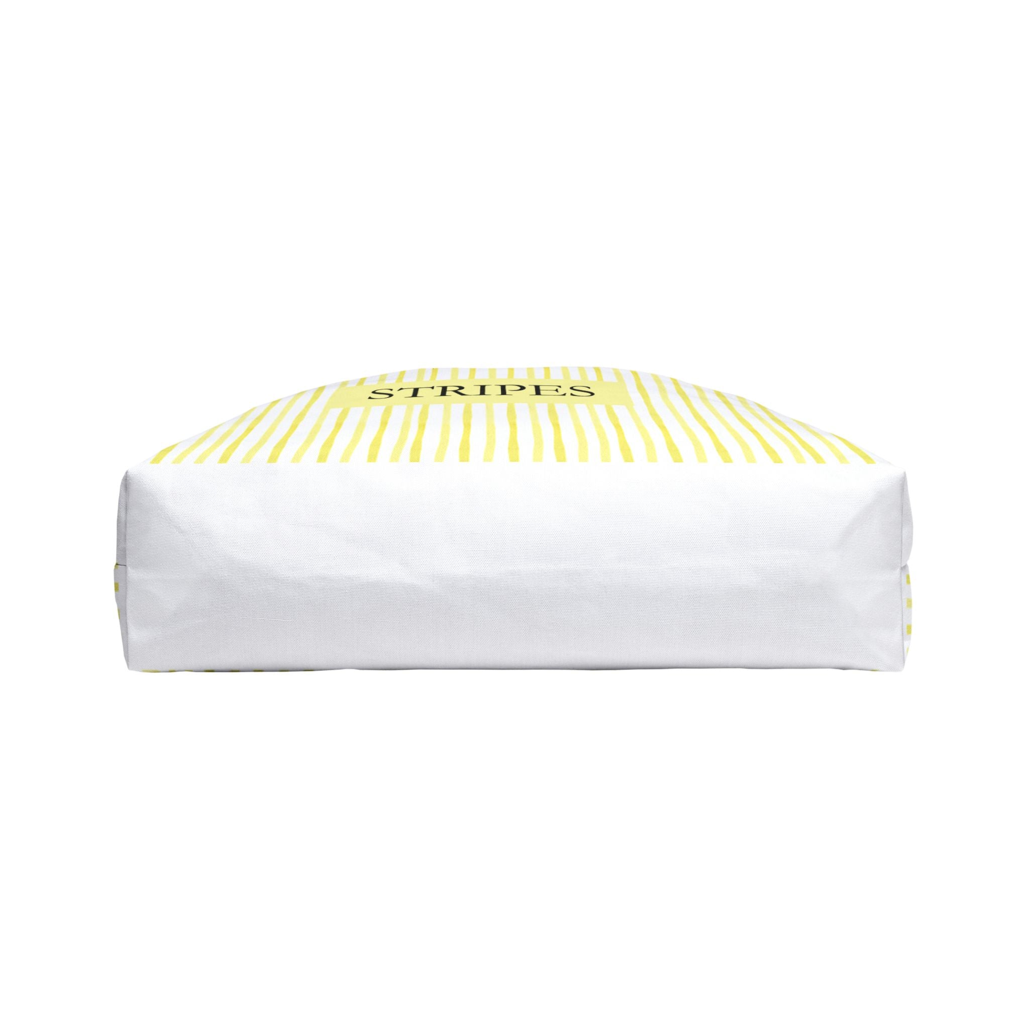 Yellow Striped Weekender Tote Bag — 'STRIPES' Beach & Travel Carryall