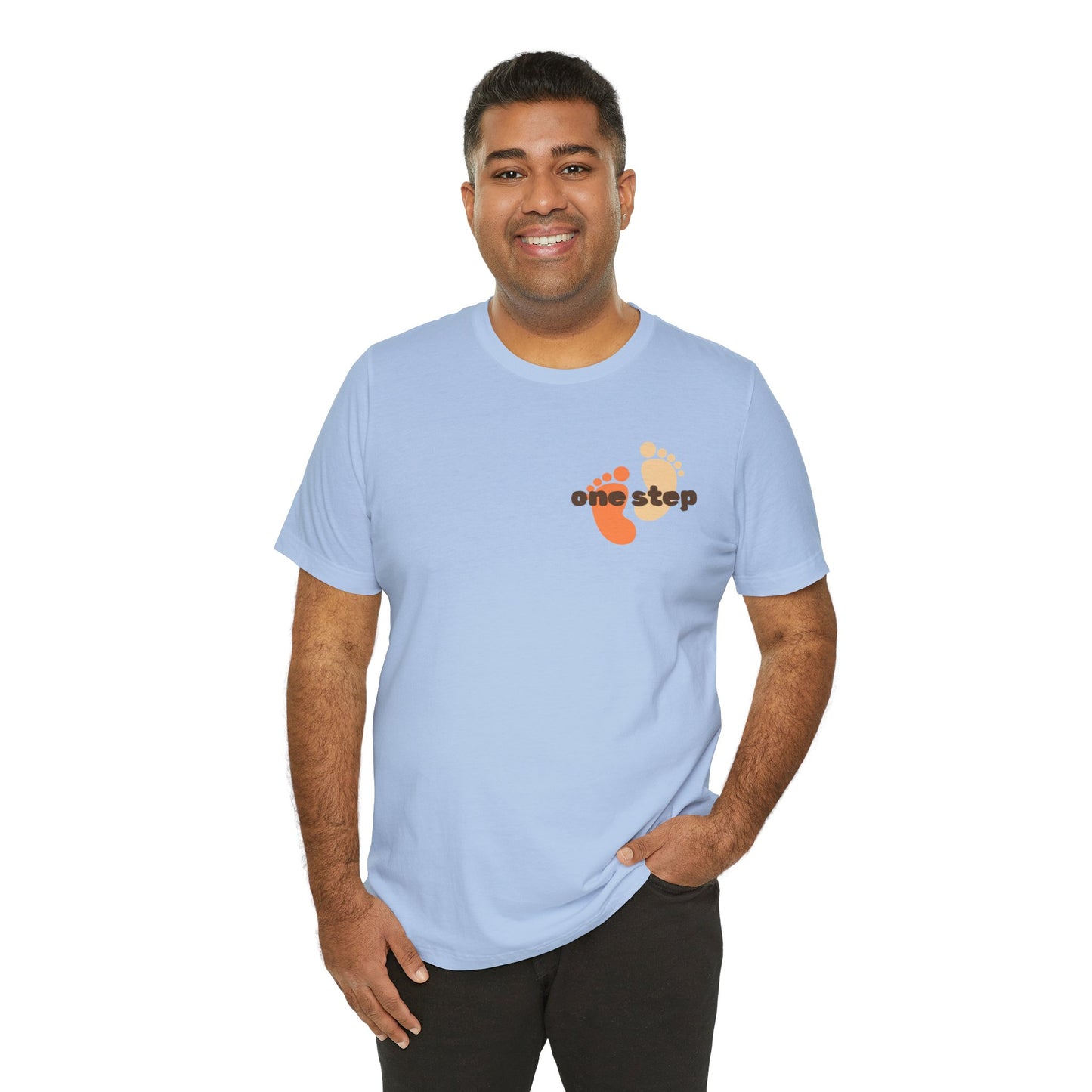 Motivational 'One Step' T-Shirt — Keep Going Inspirational Graphic Tee