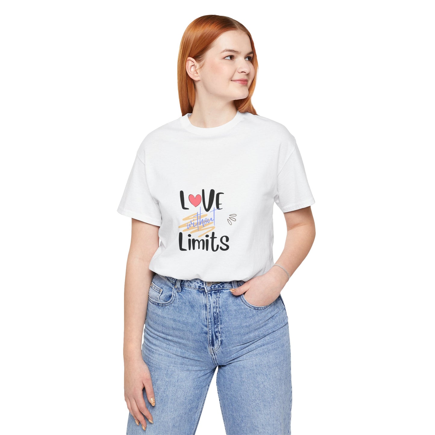 Love Without Limits Tee — Inspirational Heart Graphic Shirt