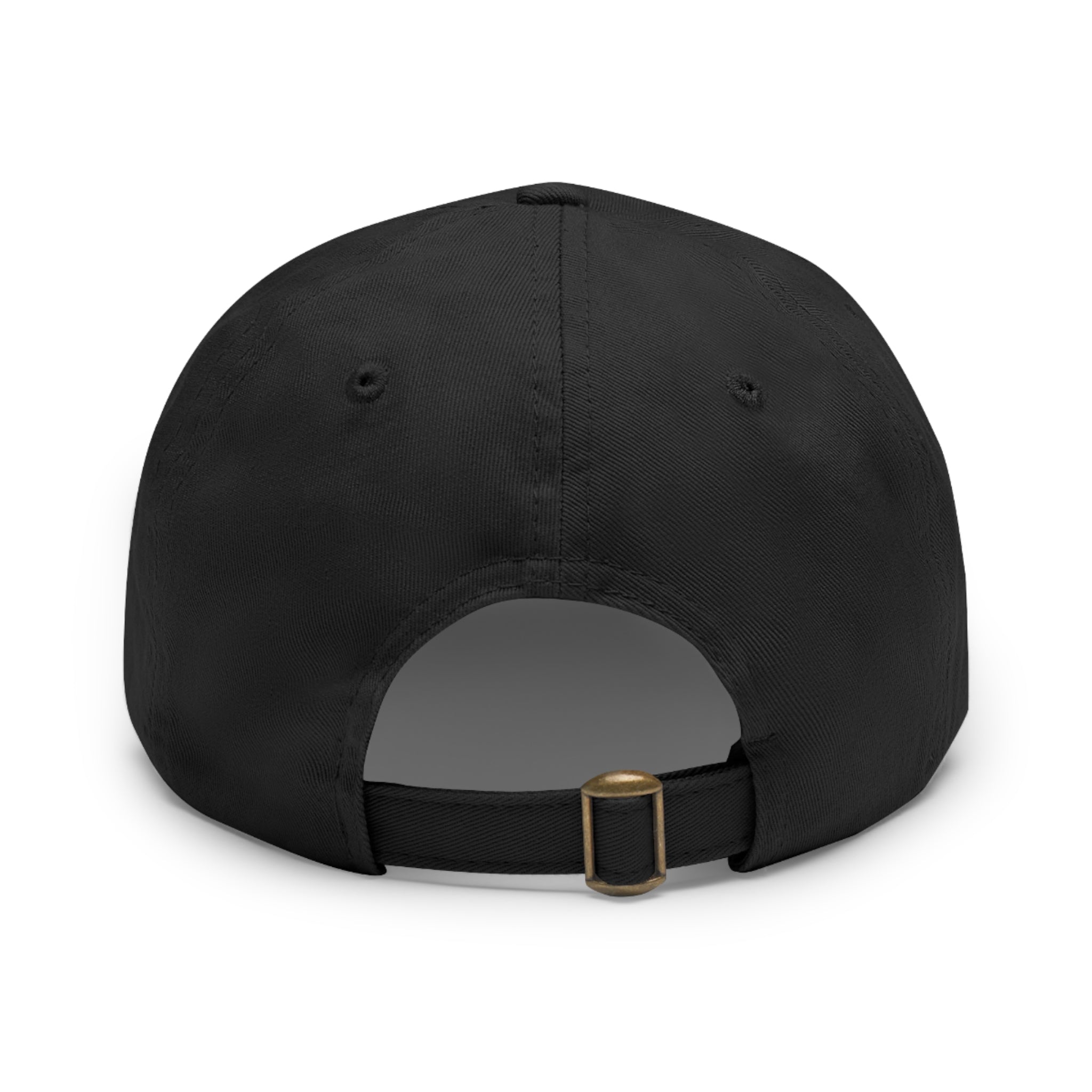 Leather Patch Dad Hat — Heartbeat 'endless' Design