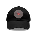 Leather Patch Dad Hat — Heartbeat 'endless' Design