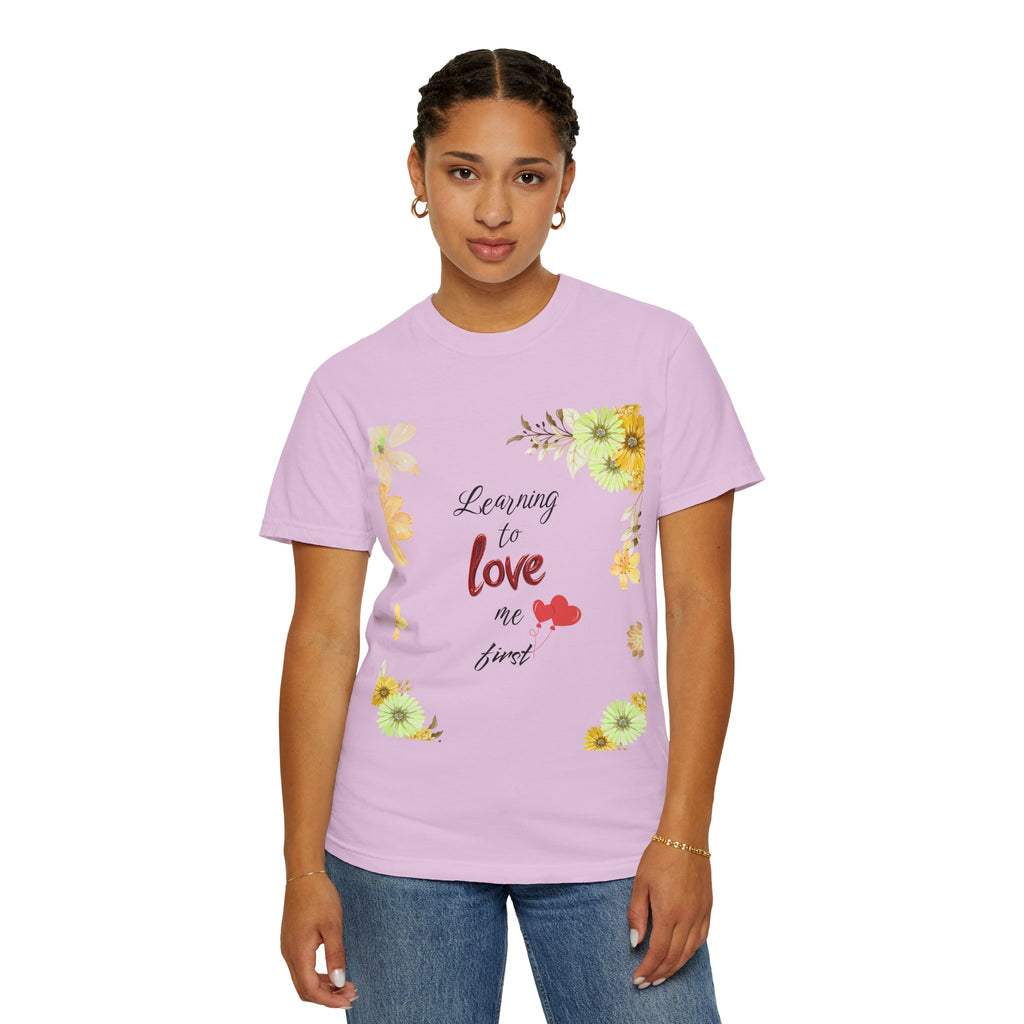 Learning to Love Me First Floral T-Shirt