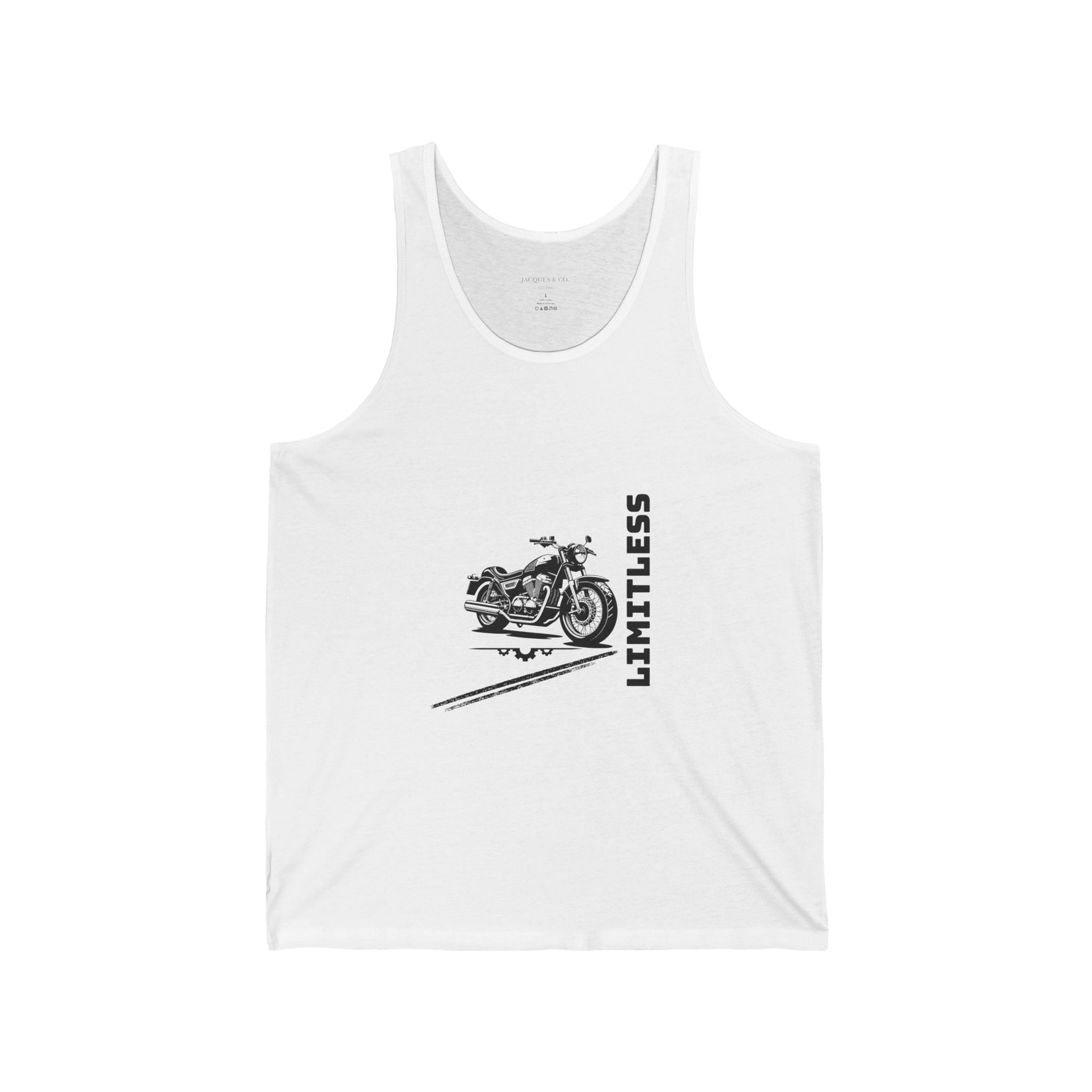 Limitless Motorcycle Tank Top — Vintage Biker Graphic Tank