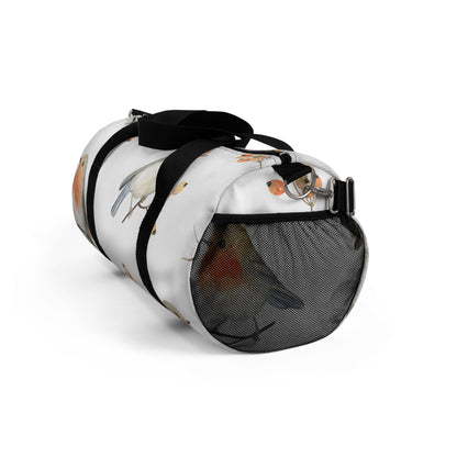 Bird Print Duffel Bag — Watercolor Robin Travel Bag