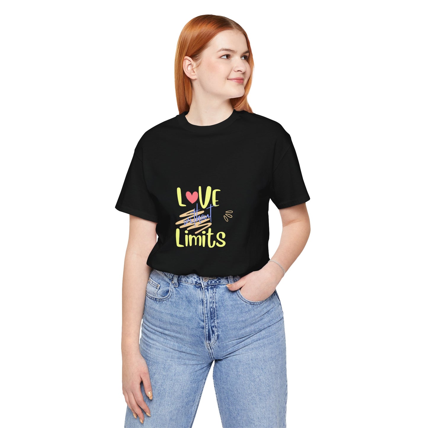 Love Without Limits Tee — Inspirational Heart Graphic Shirt