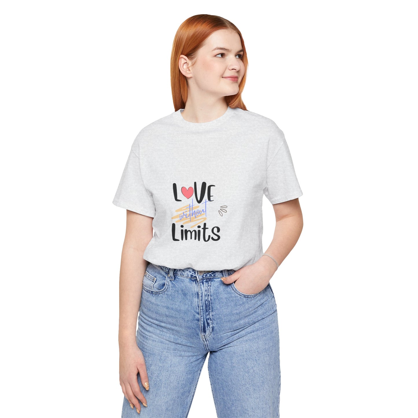 Love Without Limits Tee — Inspirational Heart Graphic Shirt