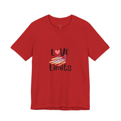 Love Without Limits Tee — Inspirational Heart Graphic Shirt