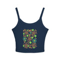 Floral Retro Garden Crop Tank