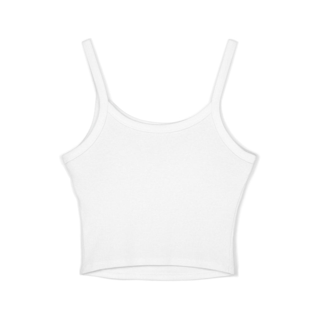 Vintage Drift Tank Top - Retro Classic Car Graphic Spaghetti Strap Crop