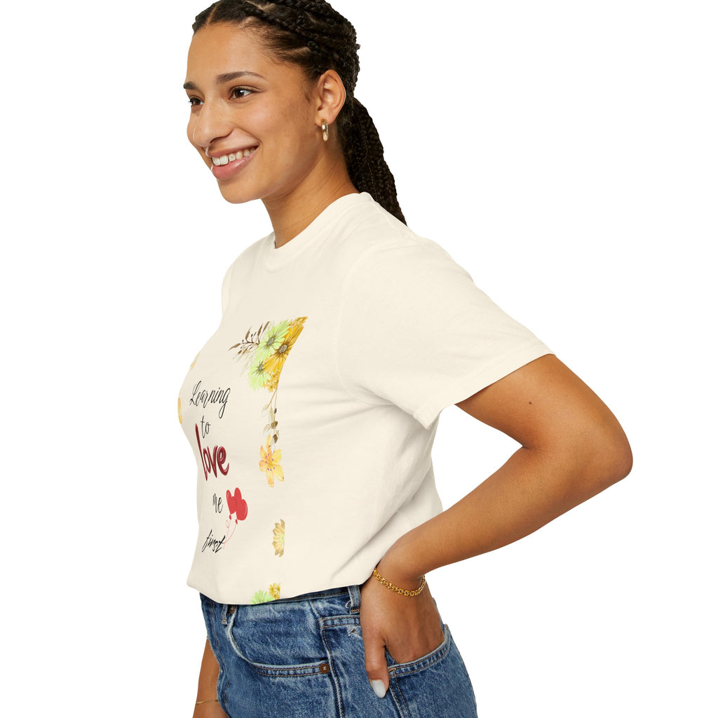 Learning to Love Me First Floral T-Shirt