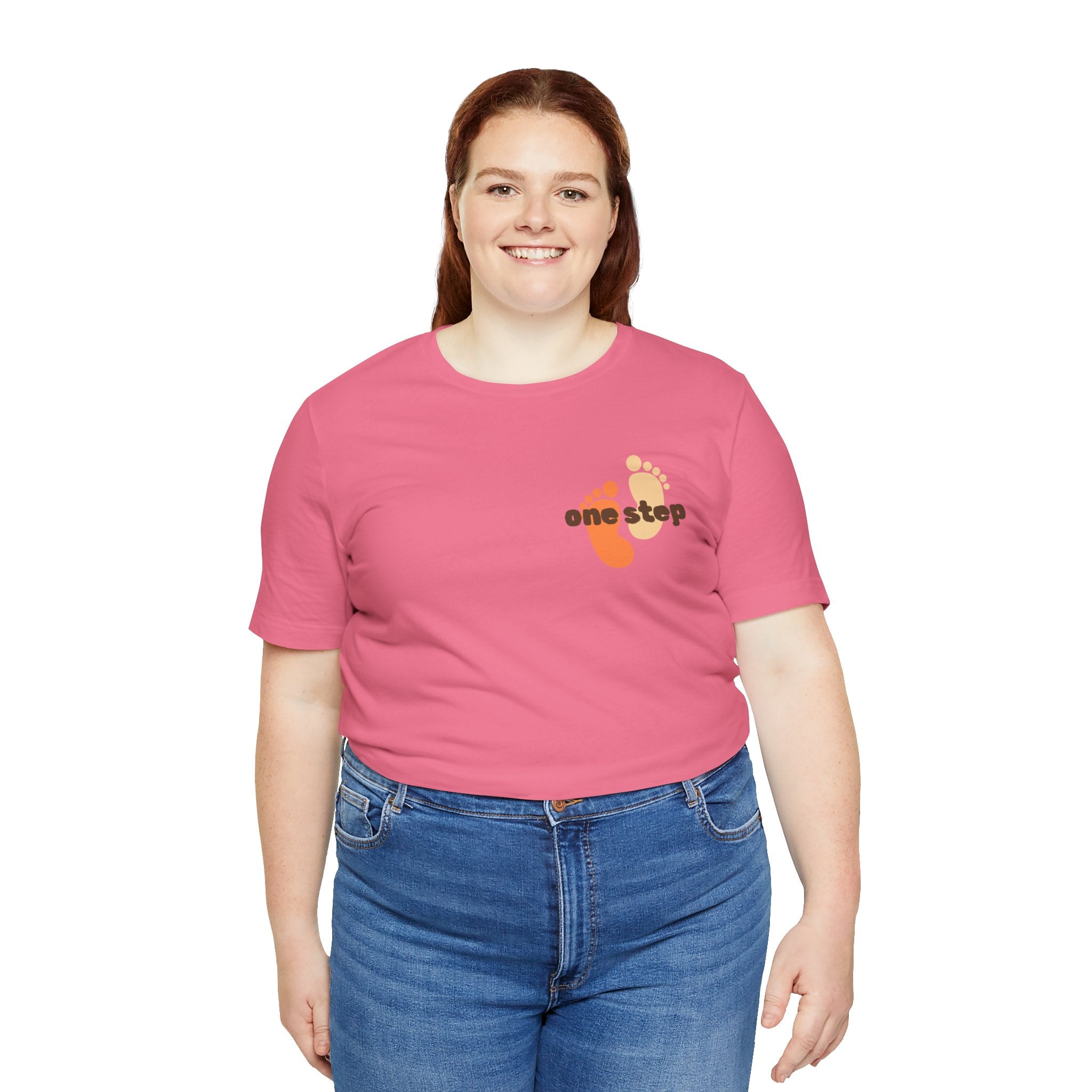 Motivational 'One Step' T-Shirt — Keep Going Inspirational Graphic Tee