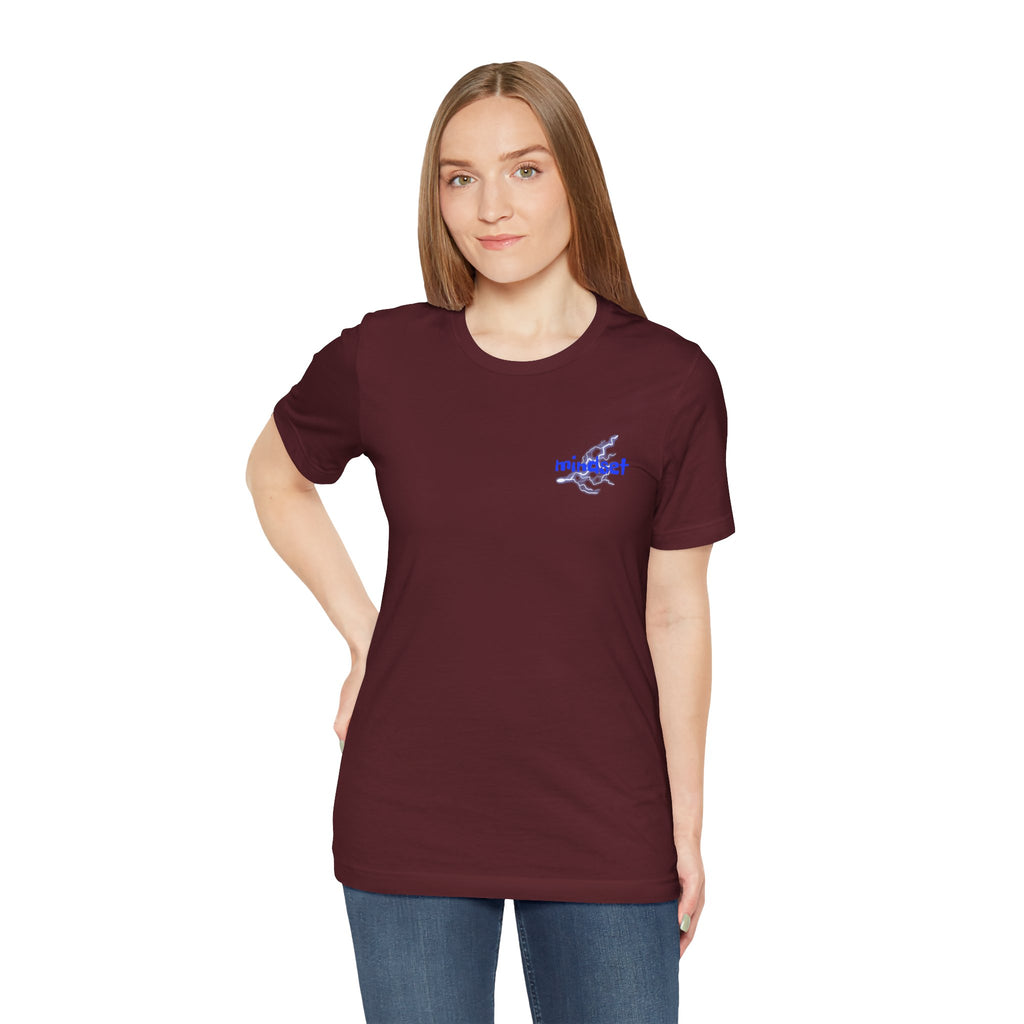 Stay Sharp Graphic Tee — "Stay Sharp" Back Print & Mindset Chest Design