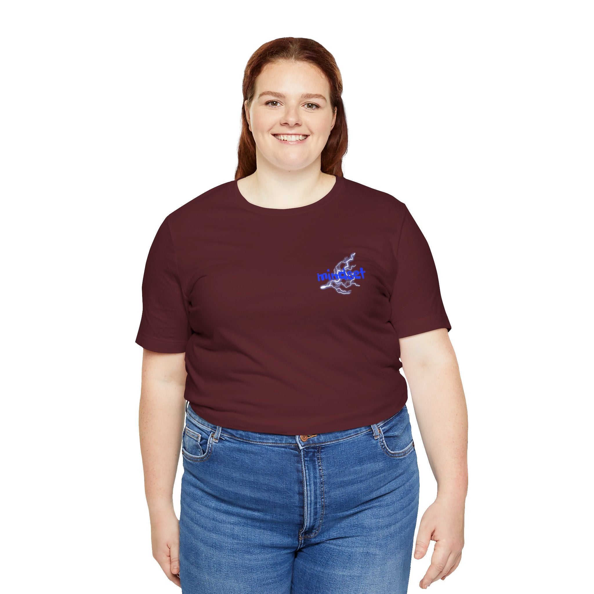 Stay Sharp Graphic Tee — "Stay Sharp" Back Print & Mindset Chest Design