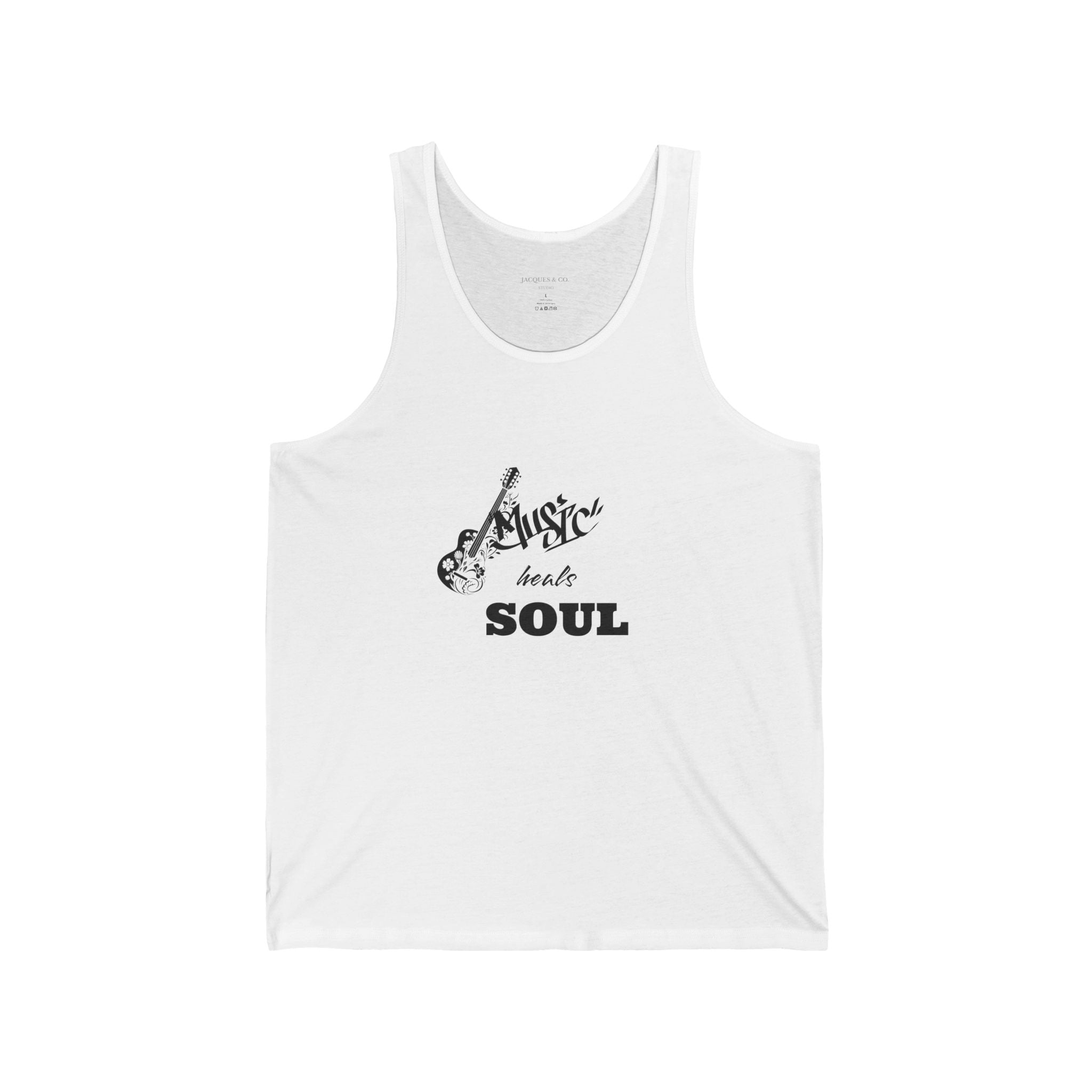 Music Feeds My Soul Tank Top – Guitar Graphic Music Lover Tank