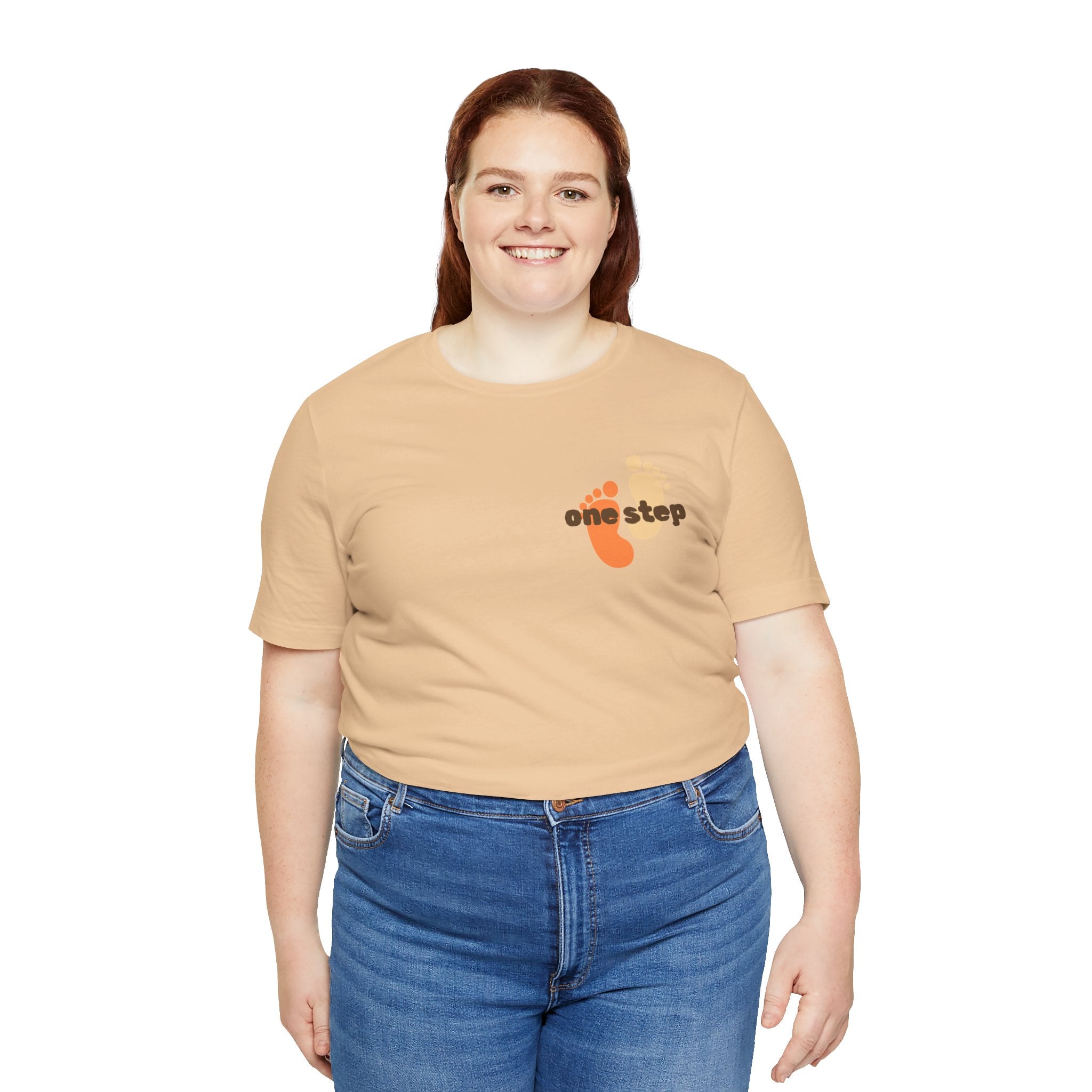 Motivational 'One Step' T-Shirt — Keep Going Inspirational Graphic Tee