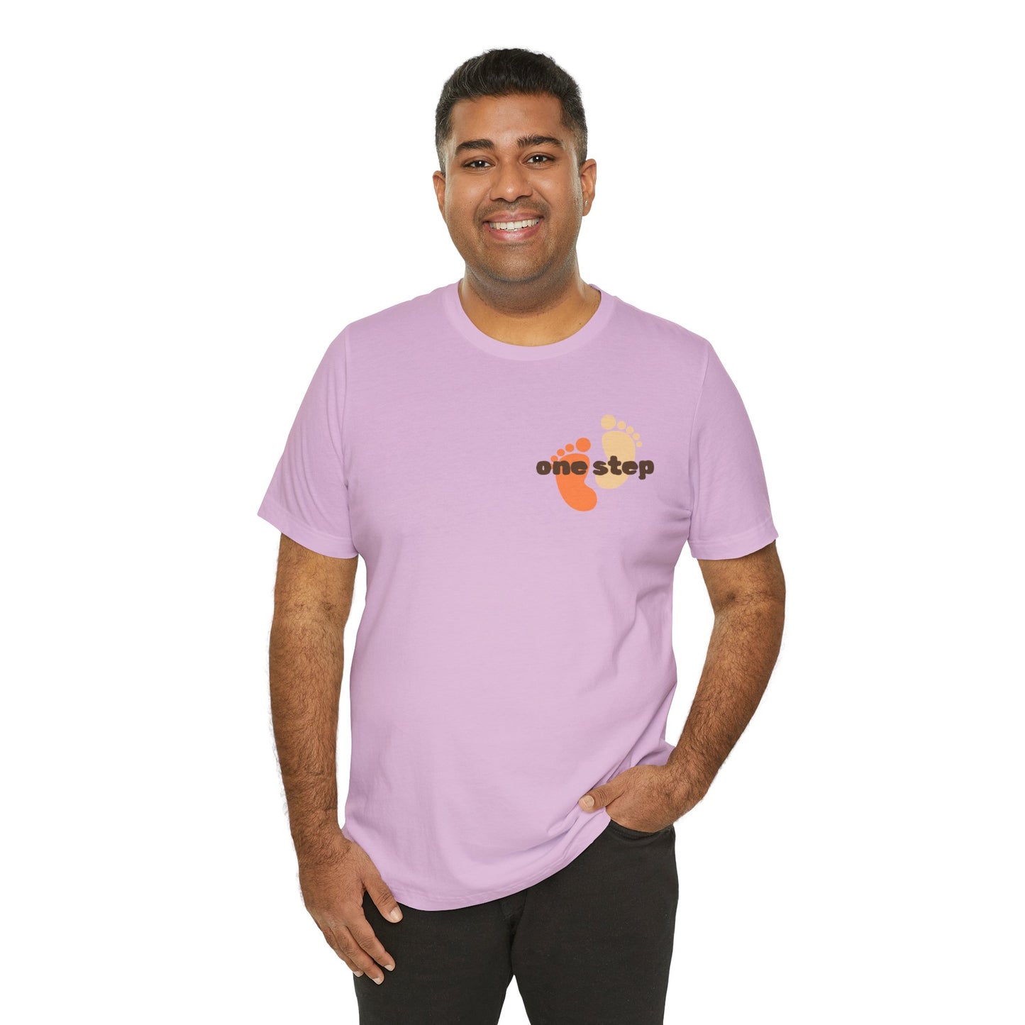 Motivational 'One Step' T-Shirt — Keep Going Inspirational Graphic Tee