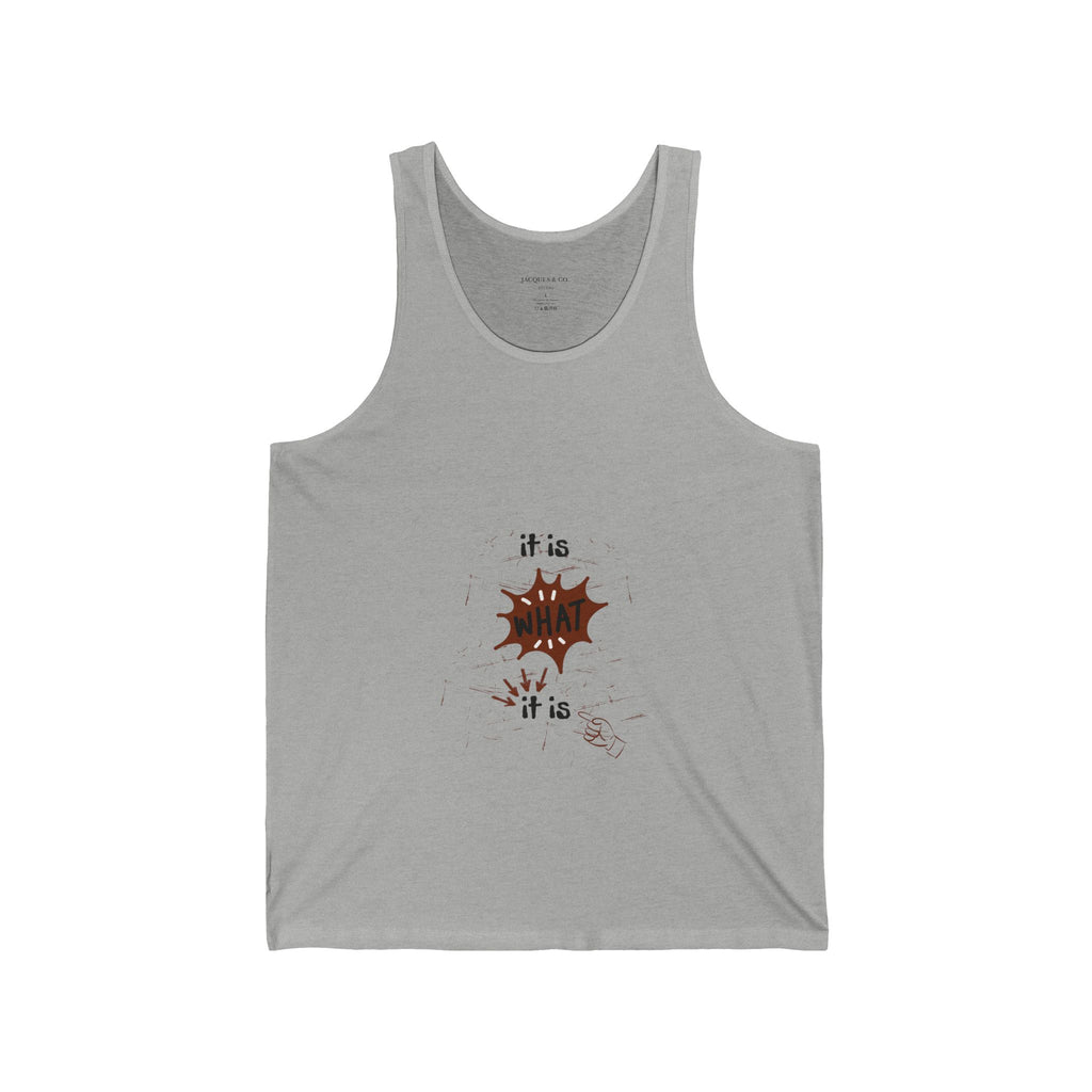 Tank Top — It Is What It Is Minimalist Graphic Tank