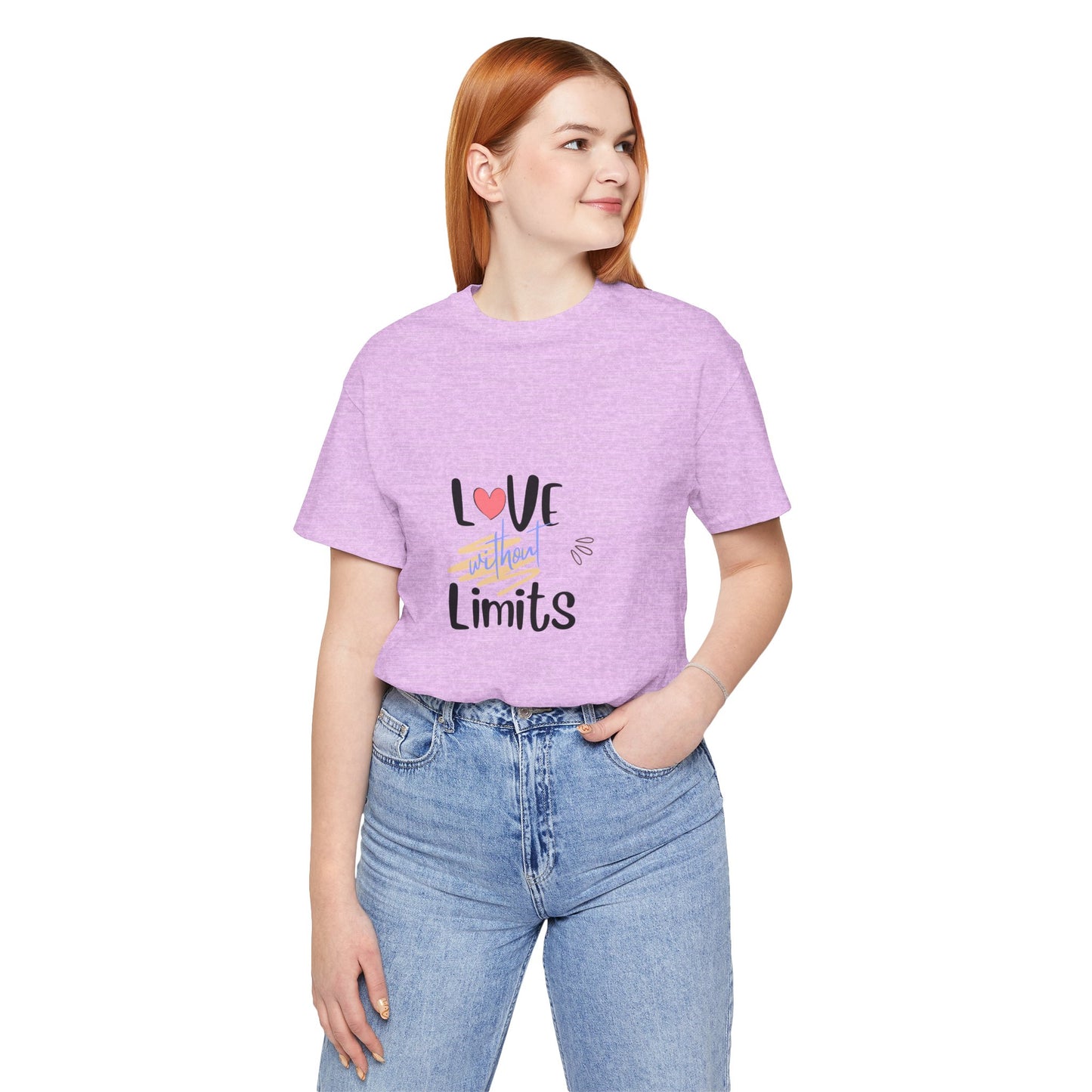 Love Without Limits Tee — Inspirational Heart Graphic Shirt