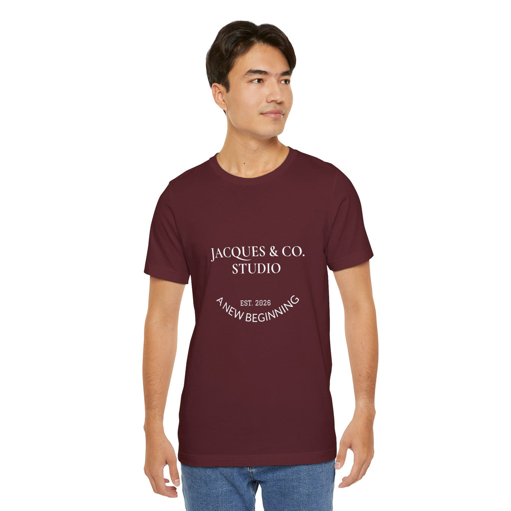 Built From Lessons Tee — 'A New Beginning' Graphic Short Sleeve T-Shirt