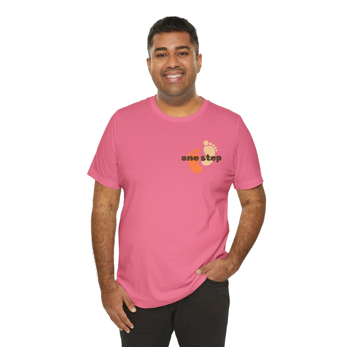 Motivational 'One Step' T-Shirt — Keep Going Inspirational Graphic Tee