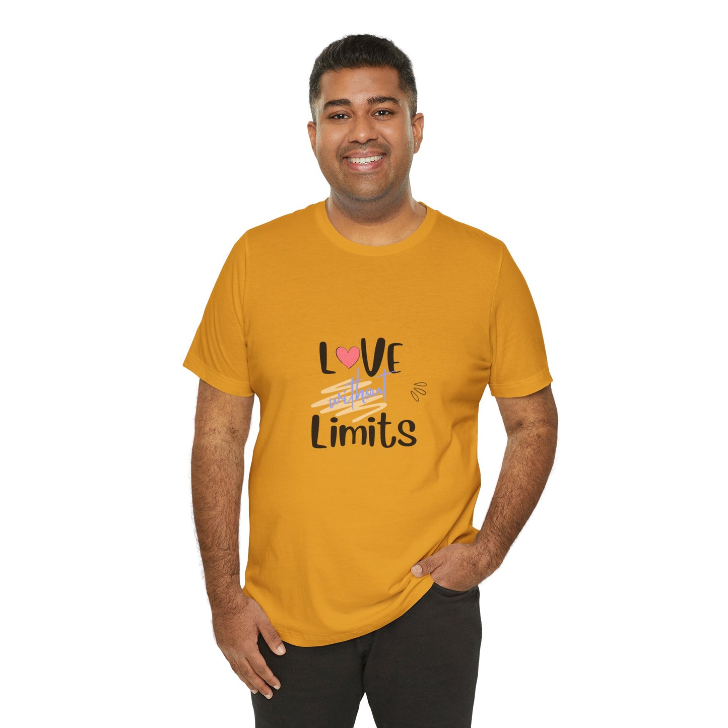 Love Without Limits Tee — Inspirational Heart Graphic Shirt