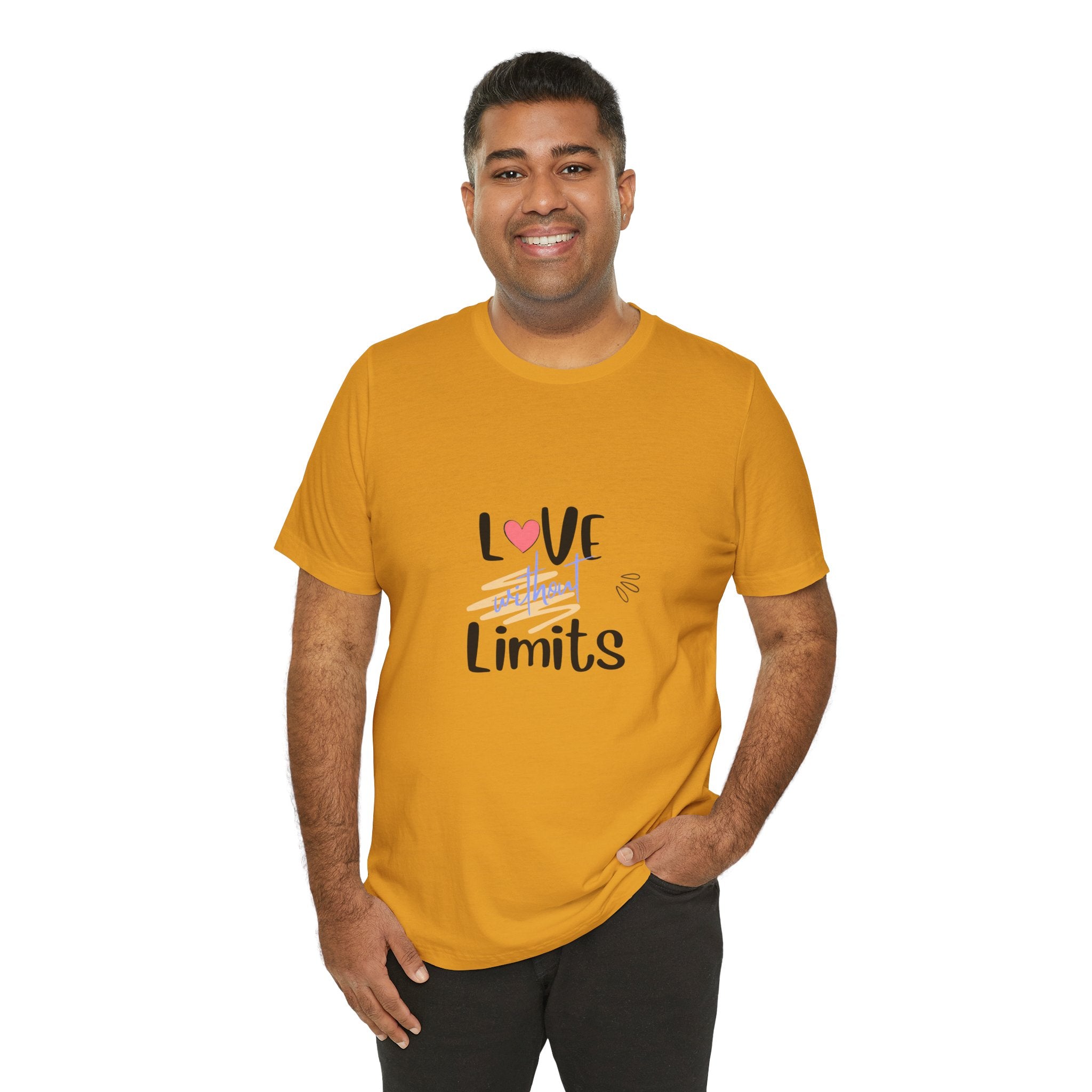 Love Without Limits Tee — Inspirational Heart Graphic Shirt