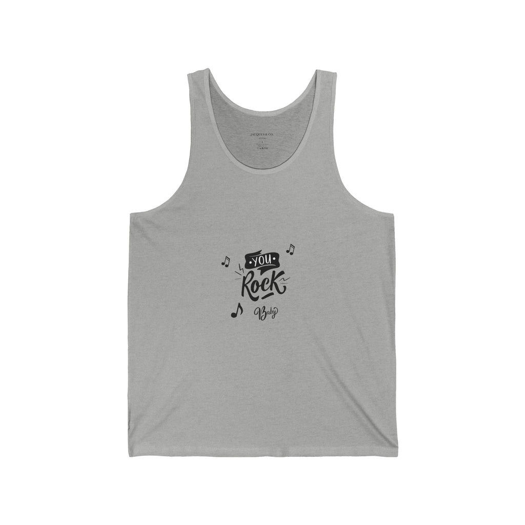 Rock Music Tank Top — 'You Rock' Graphic Sleeveless Shirt