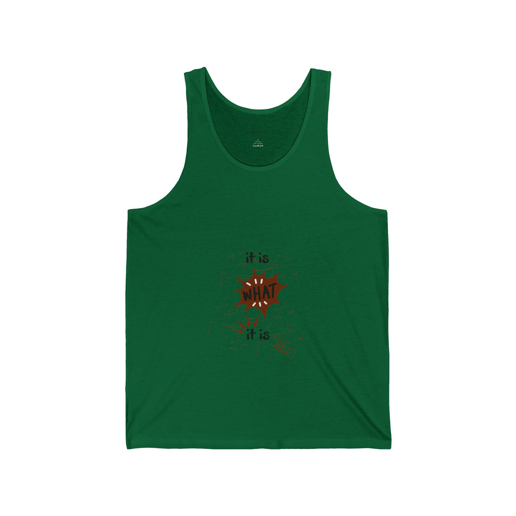 Tank Top — It Is What It Is Minimalist Graphic Tank