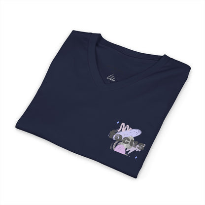 Keep It Simple V-Neck Tee — Minimalist Motivational Graphic T-Shirt