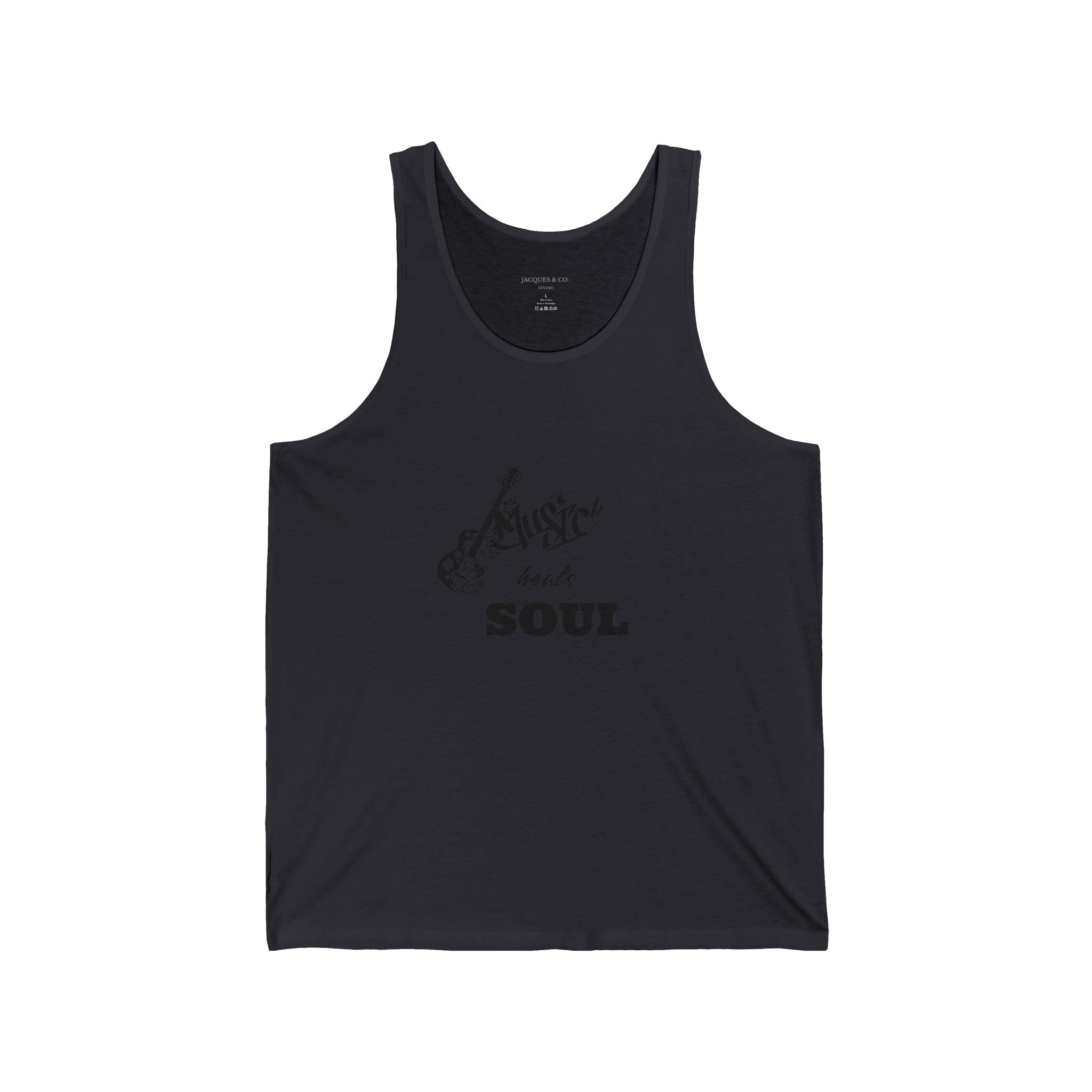Music Feeds My Soul Tank Top – Guitar Graphic Music Lover Tank