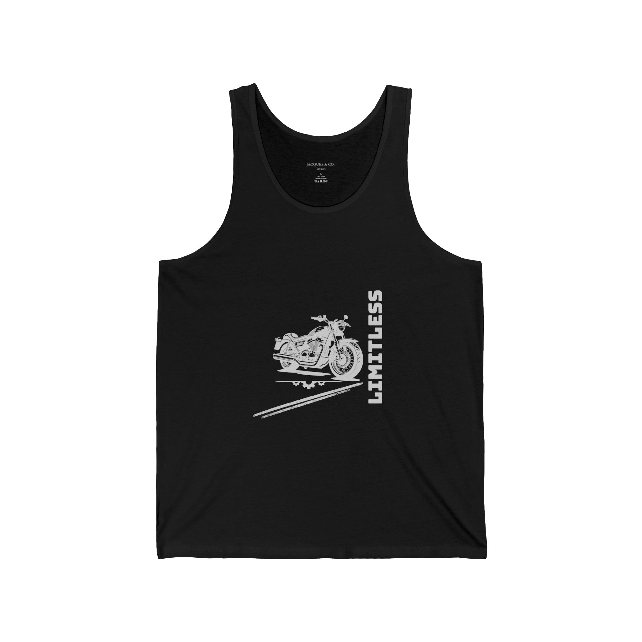 Limitless Motorcycle Tank Top — Vintage Biker Graphic Tank