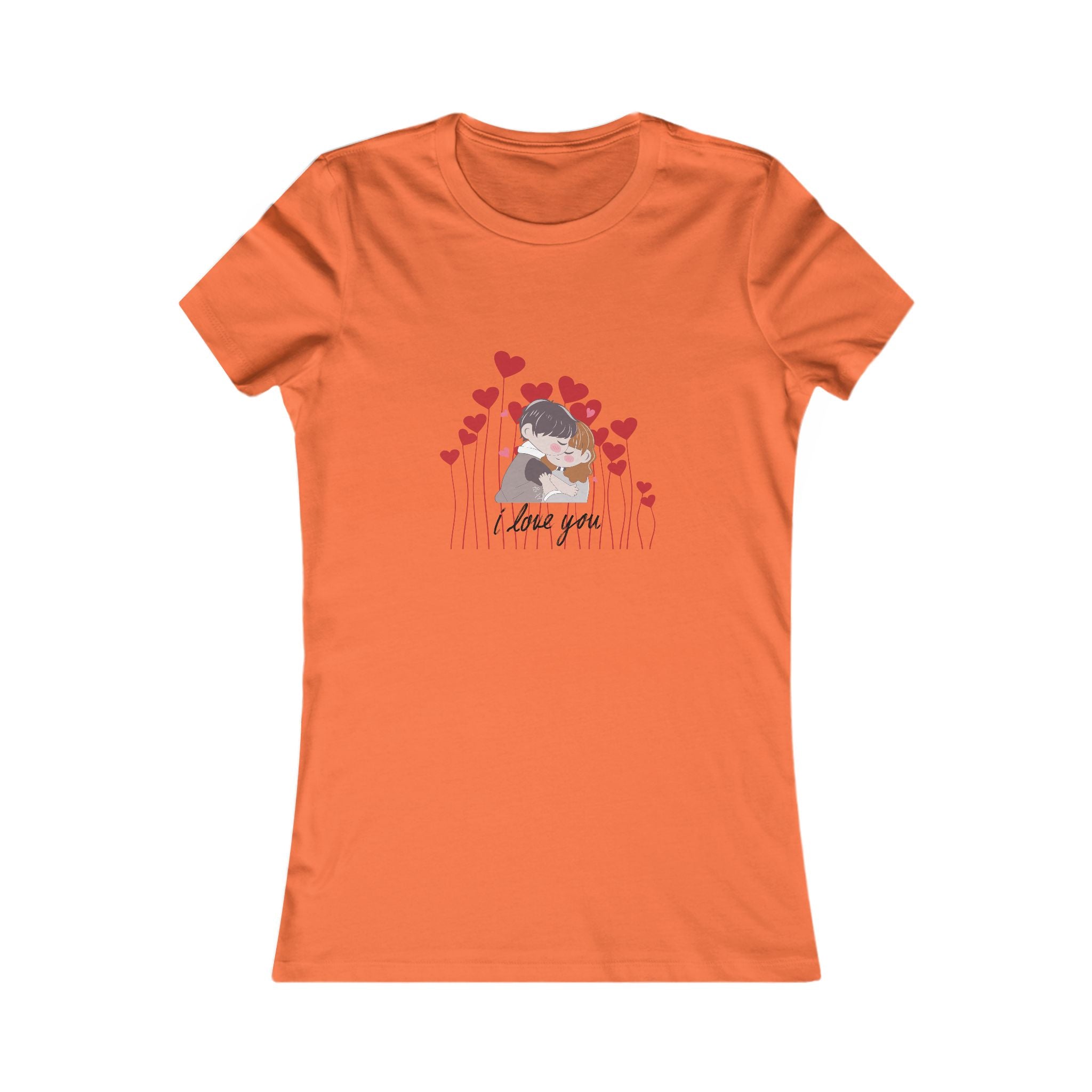 Women's Tee — 'Love You' Floral Heart Graphic