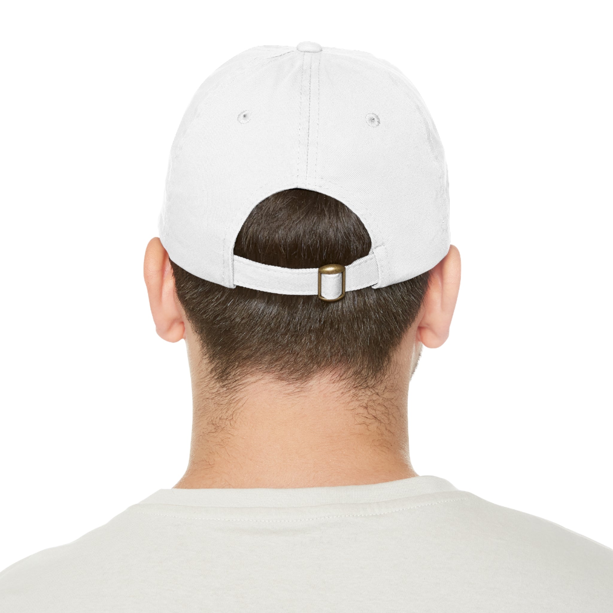 Leather Patch Dad Hat — Heartbeat 'endless' Design