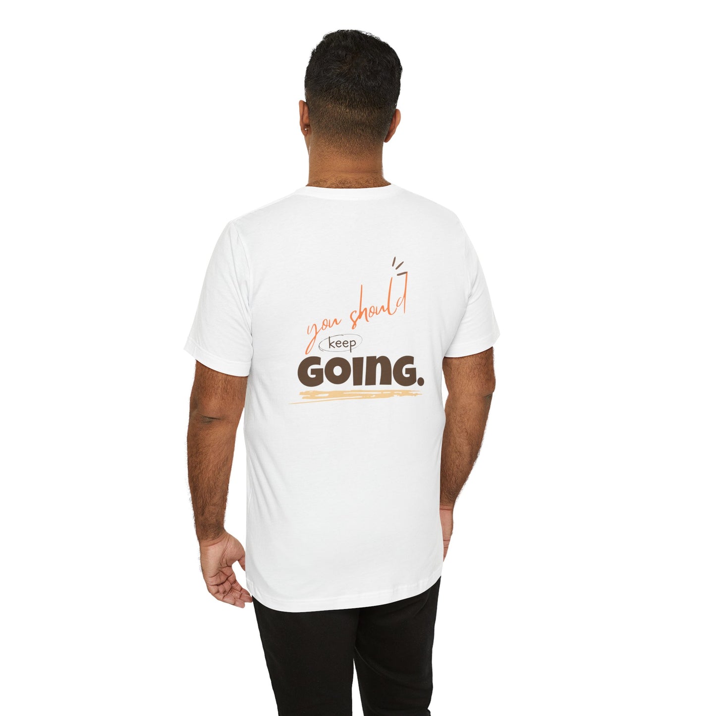 Motivational 'One Step' T-Shirt — Keep Going Inspirational Graphic Tee