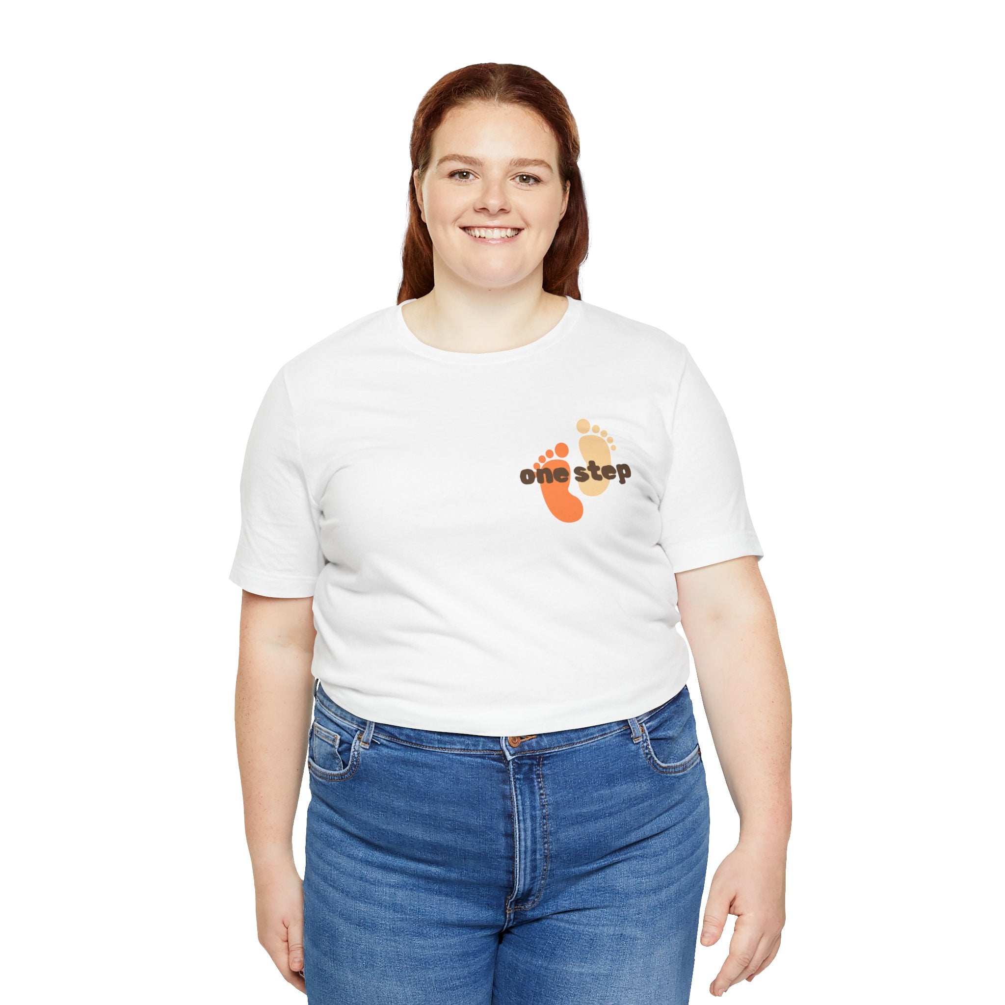 Motivational 'One Step' T-Shirt — Keep Going Inspirational Graphic Tee
