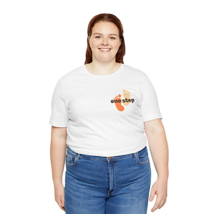 Motivational 'One Step' T-Shirt — Keep Going Inspirational Graphic Tee