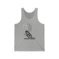 Train Hard Racerback Tank Top – Running Wolf Graphic, Speed Limit 50