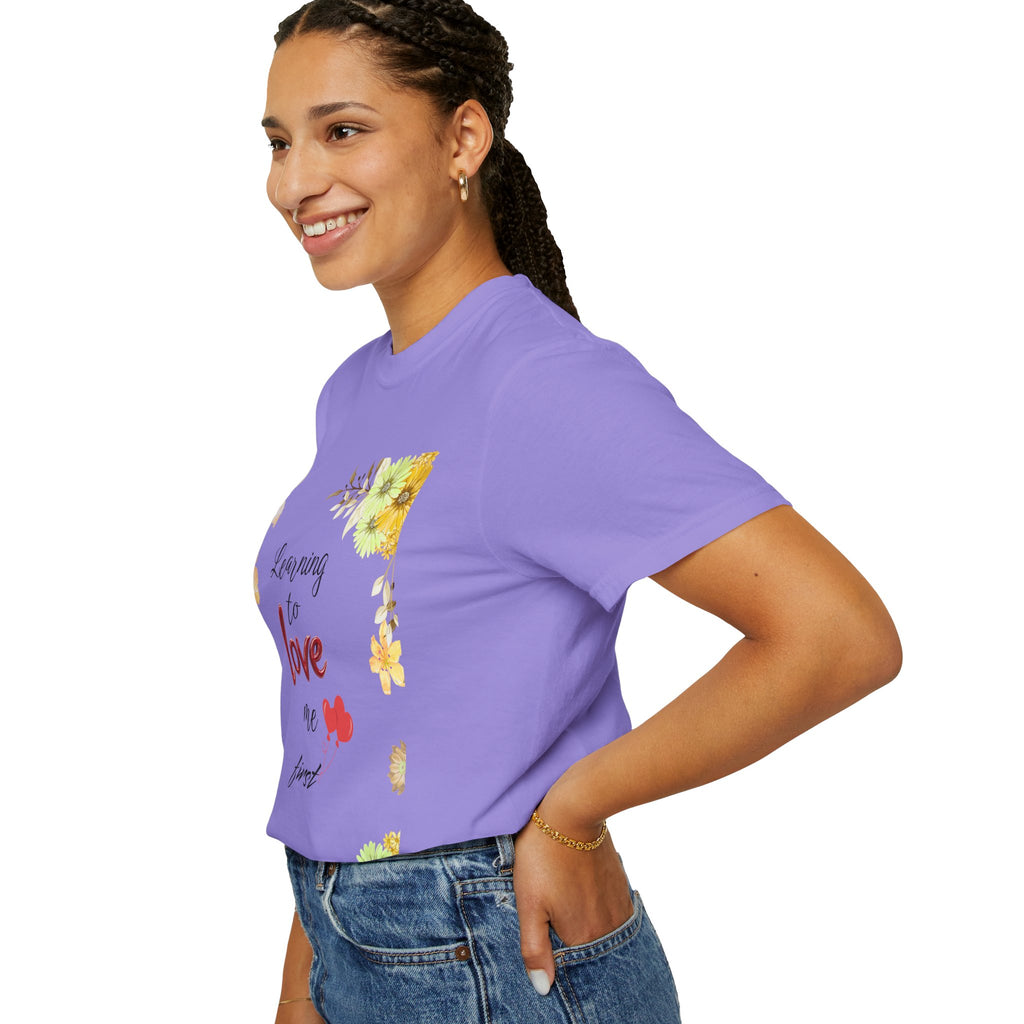 Learning to Love Me First Floral T-Shirt