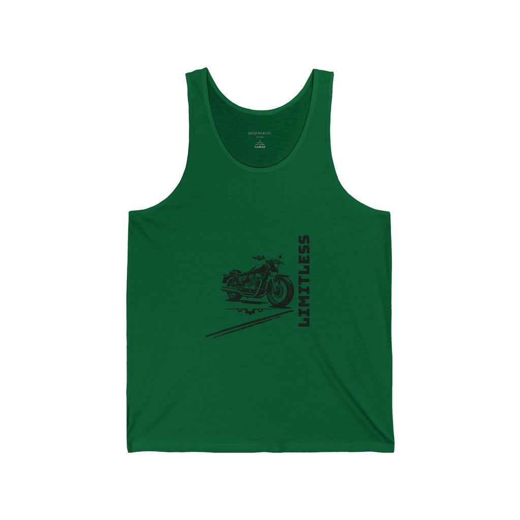 Limitless Motorcycle Tank Top — Vintage Biker Graphic Tank