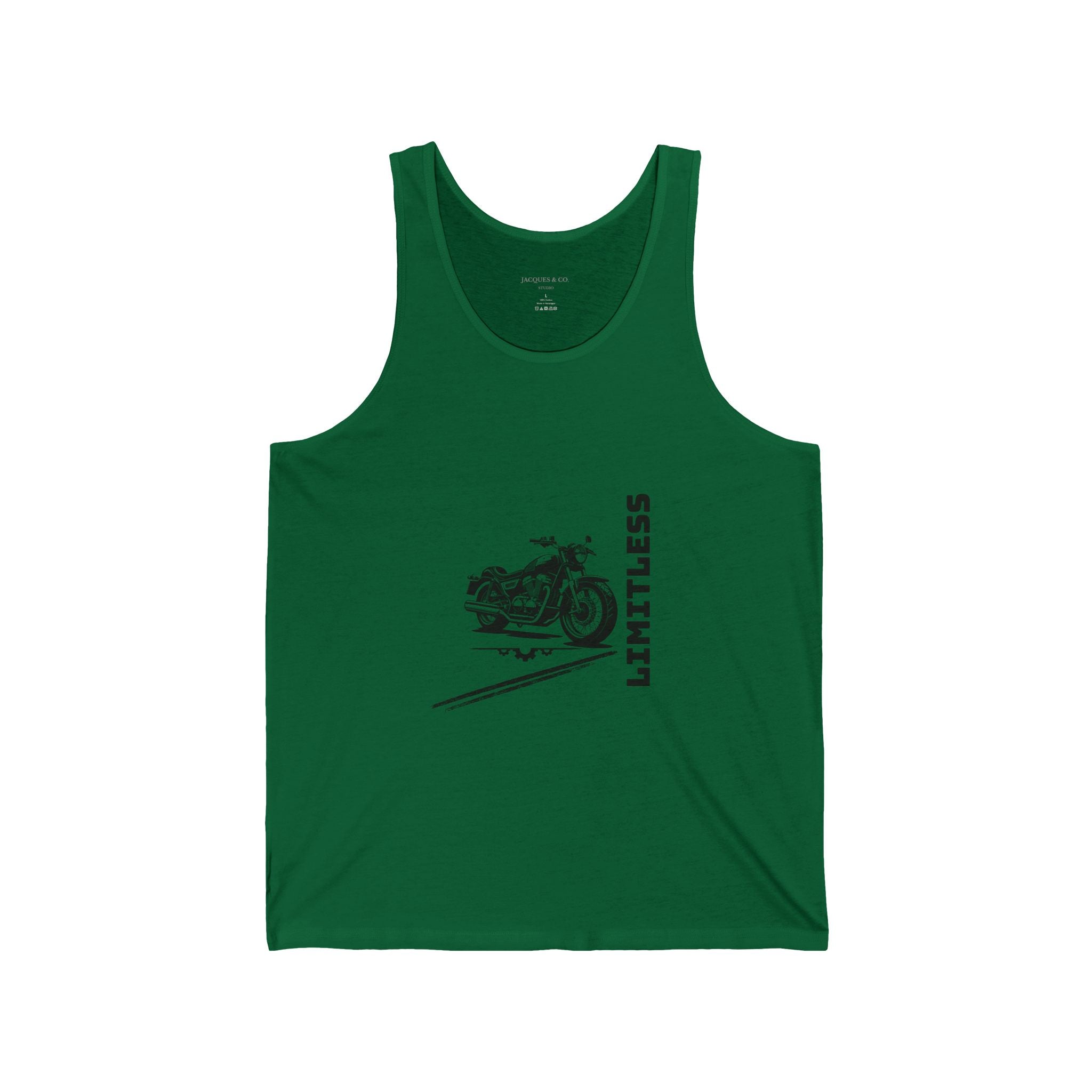 Limitless Motorcycle Tank Top — Vintage Biker Graphic Tank