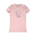 Women's Floral Tee — Lavender Daisies & Butterflies Graphic Shirt