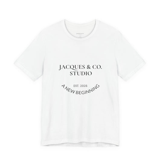 Built From Lessons Tee — 'A New Beginning' Graphic Short Sleeve T-Shirt