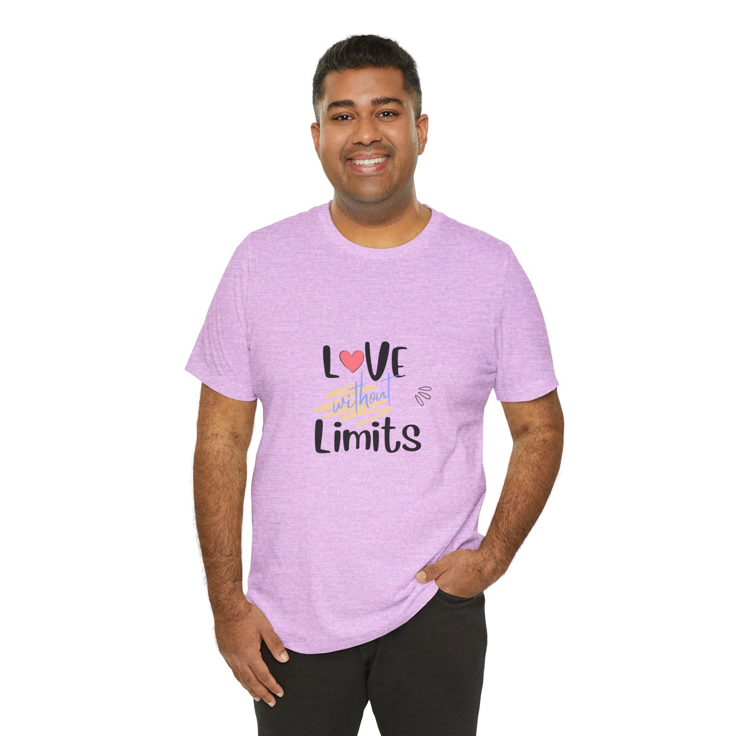 Love Without Limits Tee — Inspirational Heart Graphic Shirt