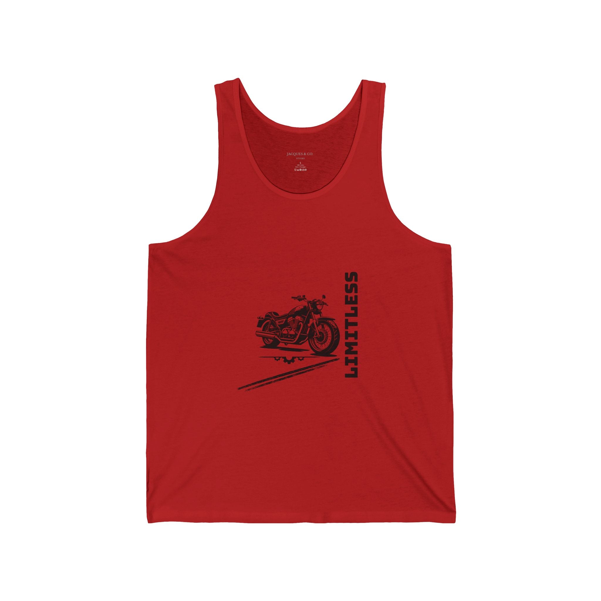 Limitless Motorcycle Tank Top — Vintage Biker Graphic Tank