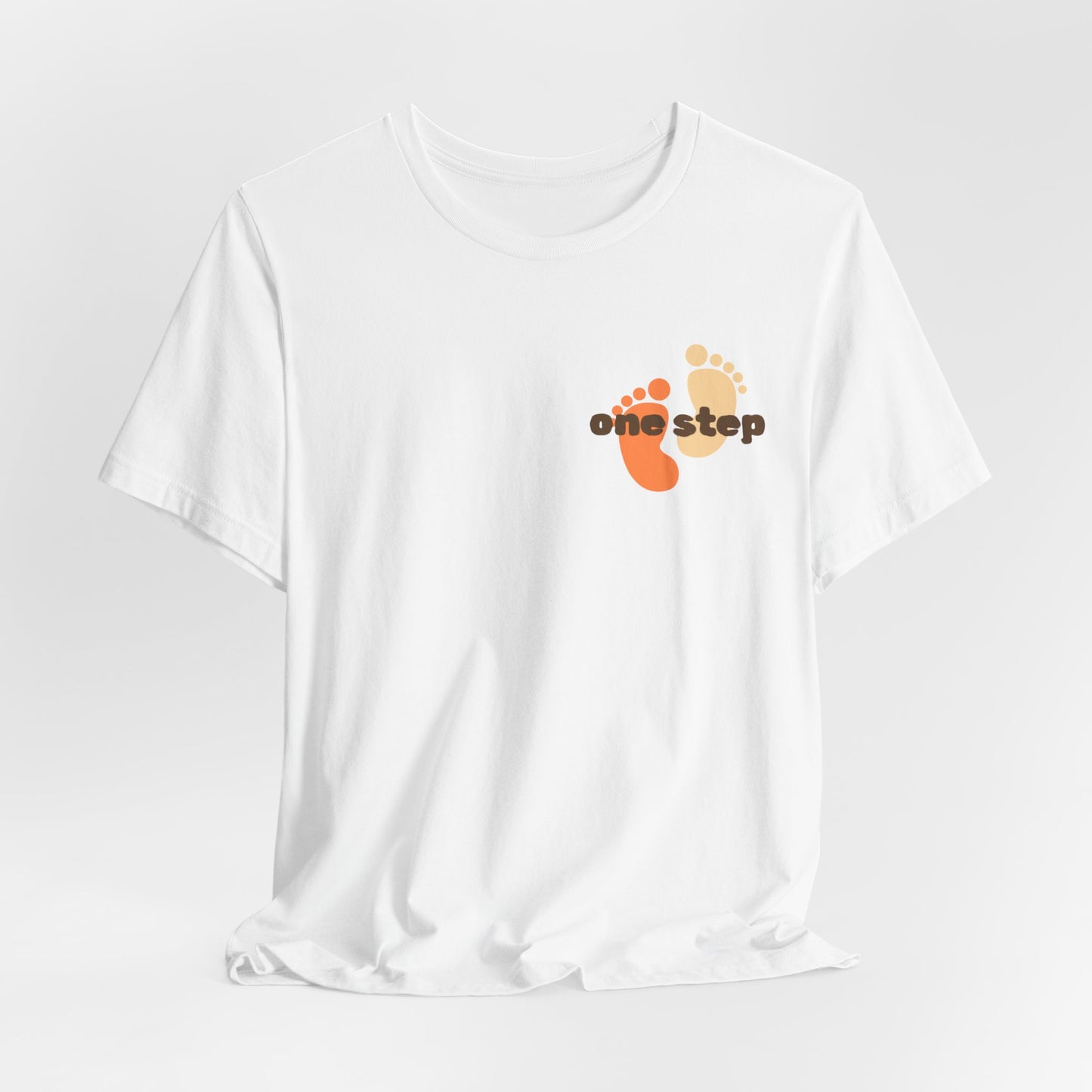 Motivational 'One Step' T-Shirt — Keep Going Inspirational Graphic Tee