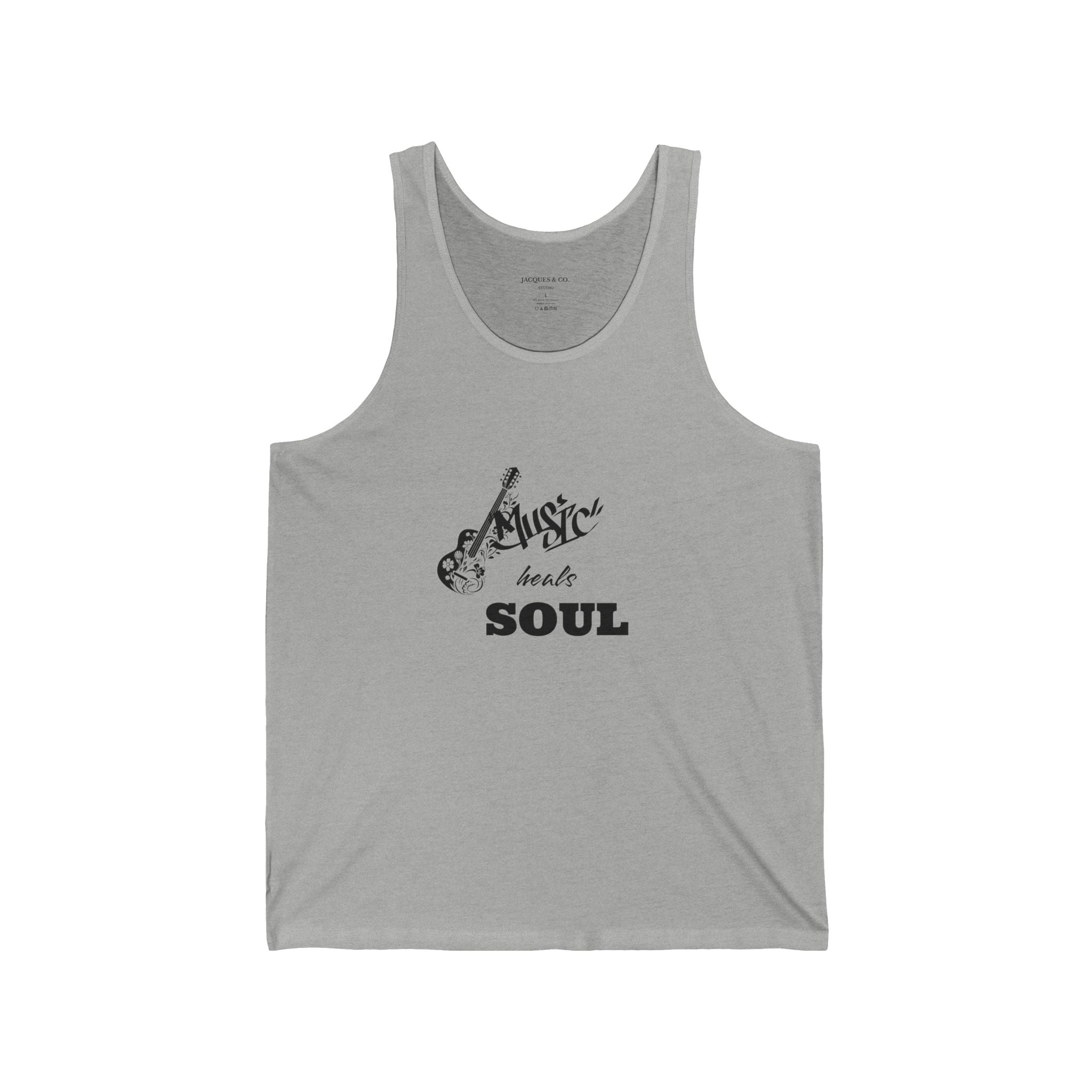 Music Feeds My Soul Tank Top – Guitar Graphic Music Lover Tank